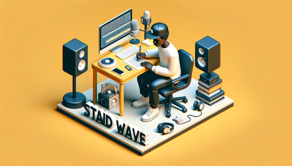 歌詞-STAND WAVE web site：@可児波起 - ラッパー - 歌い手 - 作詞家 - 作曲家の背景画像